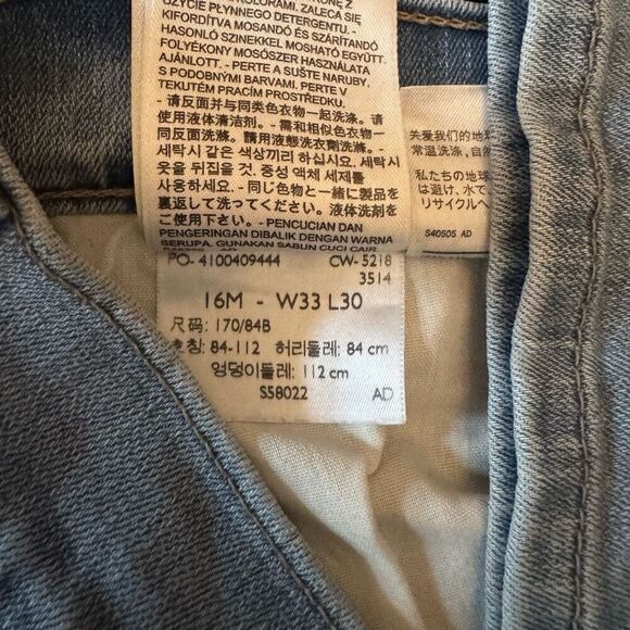 Levi’s classic straight jeans sz16 W33   L30 - Picture 6 of 6